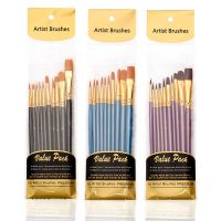 10 pcs/set Art brush set drawing Watercolor paint brush pen School stationery painting supplies notebook