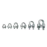 10 Pcs 2 Pcs SUS304 Stainless Steel M2 M3 M4 M5 M6 M8 M10 DIN741 U Jenis Tali Kawat Klip kabel Baut Rigging Hardware Klem