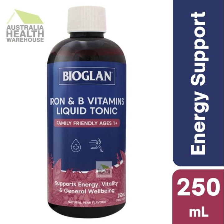 Bioglan Iron & B Vitamins Liquid Tonic 250mL Lazada Singapore
