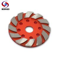 RIJILEI 4Inch Metal Diamond Polishing Pads 100mm Metal Bond Sintering Welding Diamond Floor Grinding Disc Marble Granite 4JKP