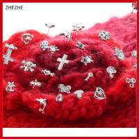 ZHEZHE 18 Pairs เสน่ห์ เครื่องประดับ ผู้หญิง ต่างหู ตุ้มหู ทอง/เงินชุบ กล่องพลาสติก