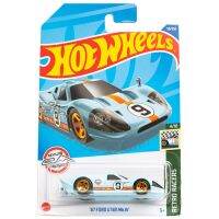 Hot Wheels Automobile Series RETRO RACERS 67 FORD GT40 Mk.iv 1/64โลหะหล่อรุ่น Collection ของเล่นยานพาหนะ