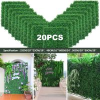 【hot】✓﹍  Artificial Wall Panel Boxwood Hedge UV Protection Privacy Fence Backyard Wedding