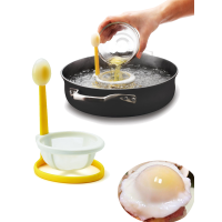 1PC ไข่ Poacher แม่พิมพ์ Creative Egg Boiler ไข่ Steamer Mini Home Kitchen Cooker Gadgets ไข่ขนาดเล็กเครื่องมือทำอาหาร Dropshipping