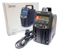 ?ของแท้ ส่งจากไทย? SkyRC T200 Duo AC/DC Battery Charger LiPo/LiHV/LiFe/LiIon: 1-6 cells (2x100W) เครื่องชาร์จถ่าน แบตเตอรรี่ มีการรับประกัน