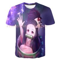 Hot Anime demon Slayer kamado tanjirou 3D พิมพ์ผู้หญิง T เสื้อแฟชั่น Casual การ์ตูน SHIRT