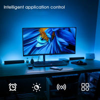 Computer Desktop Background Atmosphere Light RGB Symphony Light with Gaming Pickup Light Bluetooth Music Sensor Light