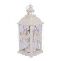 Wrought Iron Window Molding Glass Windproof Table Lamp Wedding Garden Home Decoration Hanging Lamp