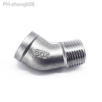 1/4 quot; 3/8 quot; 1/2 quot; 3/4 quot; 1 quot; 1-1/4 quot; 1-1/2 quot; BSP Female To Male Thread 304 Stainless Steel 45 Degree Elbow Pipe Fitting Connector