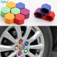 20 Pcs/Set Silicone Car Wheel Nuts Bolts Cover Dust Protective Tyre Valve Screw Cap Cover (color Mixing)