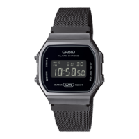 [ของแท้] Casio นาฬิกาข้อมือ รุ่น A168WEMB-1BDF นาฬิกาผู้หญิง นาฬิกาผู้ชาย นาฬิกาสายปรับได้ ไม่ต้องตัดสาย