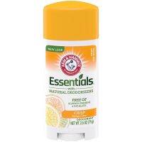 ARM &amp; HAMMER Essentials Deodorant, Crisp Orange Citrus, 2.5 OZ(71g)