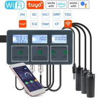 Tuya WiFi FishTank Water Quality Tester High Accurancy Home Use Water Quality Testing Machine Water Monitor Analyzer