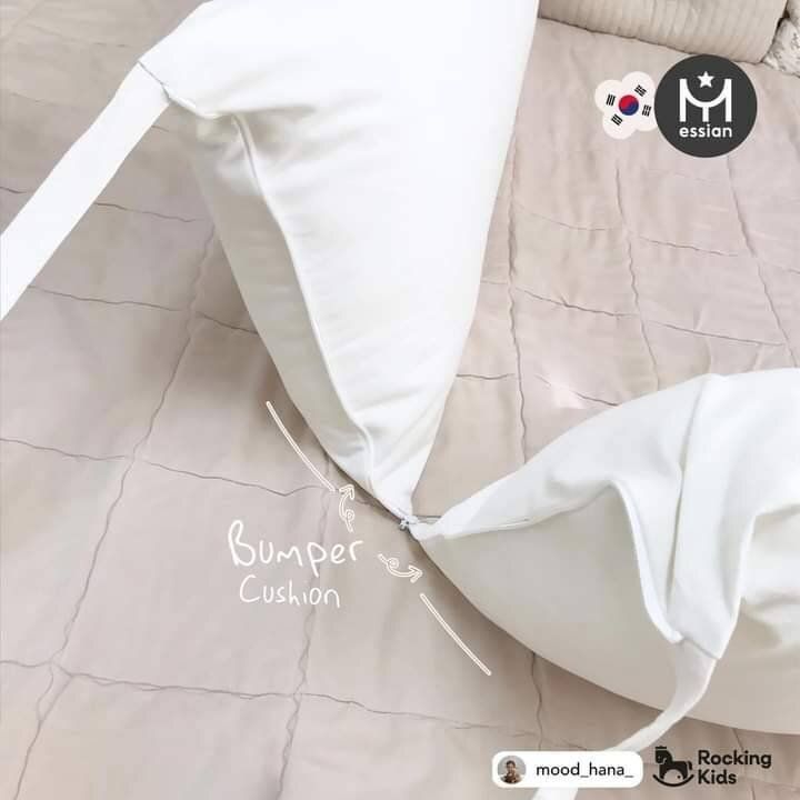 essian-bumper-cushion-safety-guard-หมอนกันกระแทก-ที่กั้นเตียงสำหรับเด็ก-made-in-korea