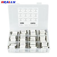 【YF】 120pcs 12 Values Ceramic Fuse Assorted Kit 10x38mm 500V 1A 2A 3A 4A 5A 6A 8A 10A 16A 20A 25A 32A Tube Fuses with Plastic Box