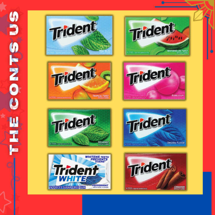 TRIDENT gum seven flavors available♤ | Lazada PH