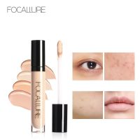 【คุณภาพสูง】FOCALLURE คอนซีลเลอร์ รองพื้น ชนิดน้ำ 7 สี ปกปิดรอยคล้ำ รอยสิว ติดทน กันน้ำ