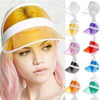 【CW】 New Hot Man Transparent Plastic Adult Cap Sunhat outdoor Hat