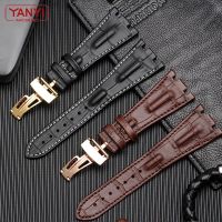 High quality Genuine Leather bracelet 28mm watchband for AP 15703 26470SO Royal Oak offshore 28mm mens sports watch strapby Hs2023