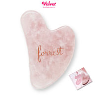 Forrest Gua Sha Rose quartz ฟอร์เรสท์ กัวซา จากหินโรสควอตซ์ สำหรับนวดหน้า