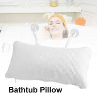 Comfortable Pillow Anti-Slip Bathtub Spa Bath Bathtub Cushion Soft Headrest Suction Cup Bathtub Pillow Accessories Pillows  Bolsters