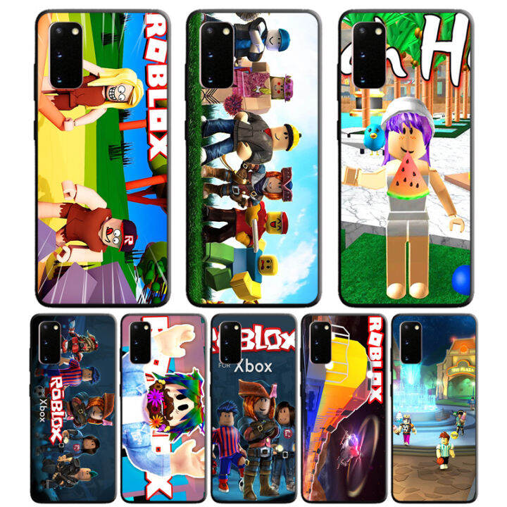 Game ROBLOX black soft Case For Samsung A12 A10 A10S A20 A30 A40 A50 ...