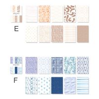 DYRUIDOJ 50 PcsLot Material paper 10 Deisgn Writing Paper Specialty paper Scrapbooking Creative DIY Card Making Stationery Journaling Memo pads