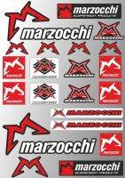 Marzocchi er Fork Suspension Graphic Kit Sticker Adhesive Set Bike Bicycle Cycling Decals