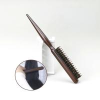 【YF】♙◈  Teasing Back Hair Brushes Boar Bristle Wood Comb Hairbrush Extension Hairdressing Styling Tools