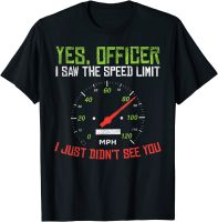 New Limited Yes Officer Speeding Racing Race Car Driver Racer Tshirt