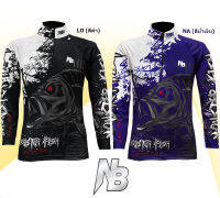 เสื้อตกปลา,ปั่นจักรยาน Devil Flsh Monster Fish มีให้เลือก 2 สี (สินค้าพร้อมจัดส่ง) ป้องกันแสง UV เนื้อผ้าผิวสัมผัสนุ่มนิ่ม,ใส่แล้วรู้สึกเย็นสบาย