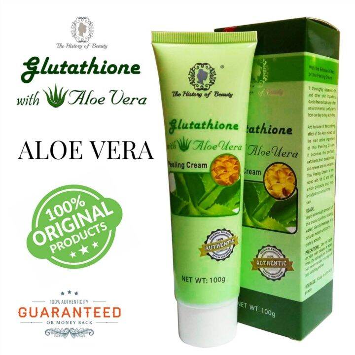 Original The History of Beauty Glutathione with Aloe Vera Peeling Cream