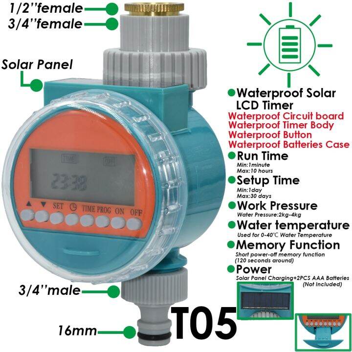 kesla-เครื่องรดน้ำต้นไม้อัตโนมัติในสวน-ระบบจับเวลาฝนเซ็นเซอร์แสงอาทิตย์แอลซีดีตัวควบคุมการจ่ายน้ำน้ำหยดอิเล็กทรอนิกส์