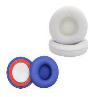 Replacements Ear Pad Earpads Cushions for Beats Solo 2 Solo 3 Headphones White &amp; Blue