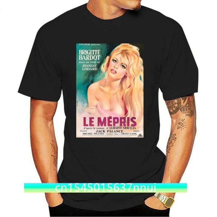 le-mepris-1960s-retro-movie-poster-t-shirt-vintage-graphic-tee-shirt