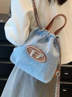 LASGO Niche design backpack ladies shoulder bag 2023 new trendy fashion schoolbag girls college students portable travel bag 【QYUE】