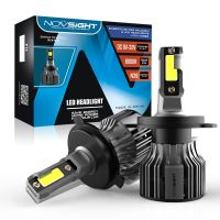 【CW】 NOVSIGHT Car Headlight Led H4 H1 H3 H7 H11 H8 H9 9005 9006 9007 9012 Fog Light Bulbs 72W 10000LM 6000K Car Auto Headlamps