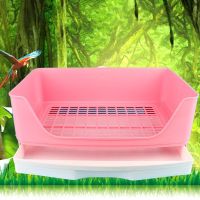 Aoto✨ Large Rabbit Litter Box with Drawer Place Firmly Pet Bedpan Corner Toilet Box