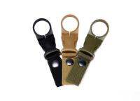 ﺴ Outdoor nylon webbing bottle hanging buckle multi-functional carabiner portable quick mineral clip