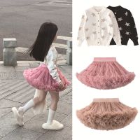 [COD] tutu girls autumn sweater star style knitted jacket cardigan suit