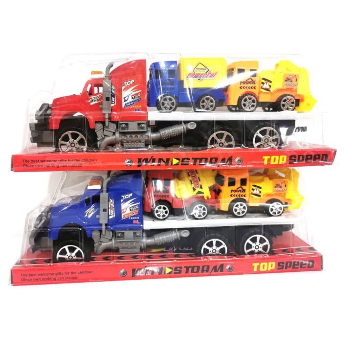 Lorry With Car Toys Truck Set Mini Car With Truck Toy Mainan Lori Kanak ...