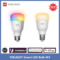 Yeelight สมาร์ทหลอดไฟ LED W3สีหรี่แสงได้สีขาวบรรยากาศโคมไฟแสง E27การควบคุมเสียงสำหรับ Xiaomi Mi บ้าน บ้าน *