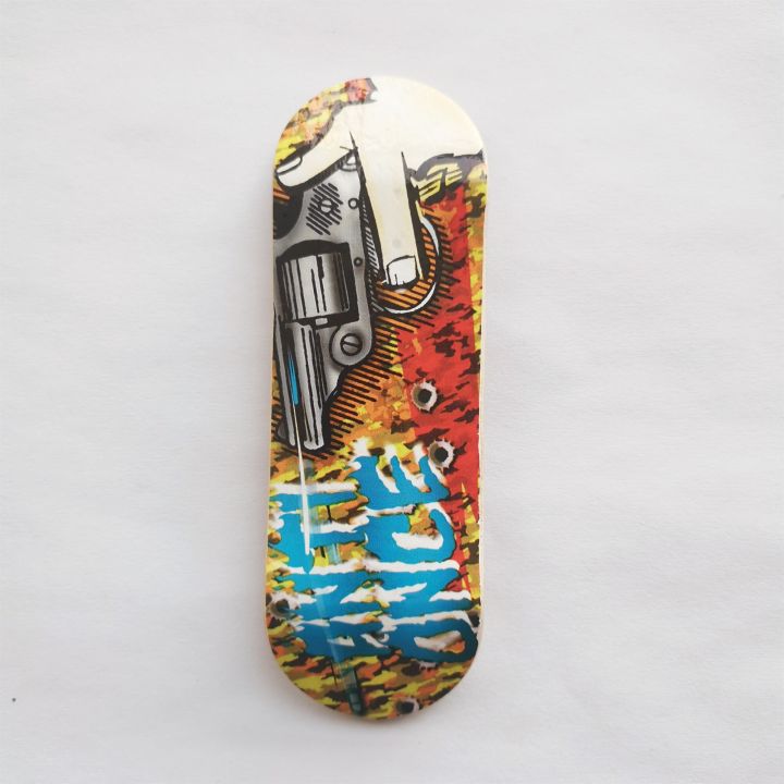 32Mm Fingerboard Deck Real Wear Graphic Professional Handmade Canadian ...