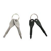 Multi-functional mini screwdriver word cross outdoor key ring bottle opener camping snowflake tool tactical keychain edc