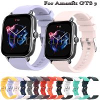 （A Decent035）20มิลลิเมตรซิลิโคนสายนาฬิกาข้อมือสำหรับ Xiaomi Huami Amazfit GTS 3สายรัดวงสร้อยข้อมือสำหรับ Amazfit GTS 2 2e/GTS2มินิ WristStrap เข็มขัดใหม่