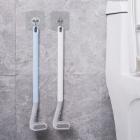 ☽ Silicone Wc Brush Set Cleaning Toilet Toilet Bristles Soft Brushes Wall-mounted Tool Cleaning Golf Bathroom Accessories