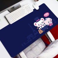 Cartoon Anime Mouse Pad Art Table Mats Office Carpet Desk Pad Mouse Mat Black Big Gaming Mousepads Rubber Mat for Computer Table