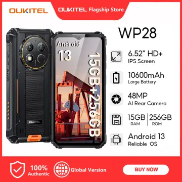 Oukitel WP28 8GB+256GB Rugged Smartphones 6.52'' HD+ 10600mAh Android 13  Mobile Phone 48MP Camera Cell phones NFC - AliExpress