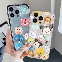 เคสป้องกันเลนส์เต็มรูปแบบสำหรับ Samsung Galaxy S22 Plus Note 20อัลตร้า10 S21 FE A22 S20 4G A52S 5G น่ารักต่อเมาส์ลายใบหน้ามอนสเตอร์ขอบสี่เหลี่ยมคู่รองรับการกระแทก