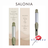 พร้อมส่ง (Limited Color #Olive) Salonia 2 Way Straightening &amp; Curling Hair Iron 32 mm เครื่องหนีบและม้วนผมไฟฟ้าในเครื่องเดียว ผมเงางาม ไม่แห้งเสียและชี้ฟู